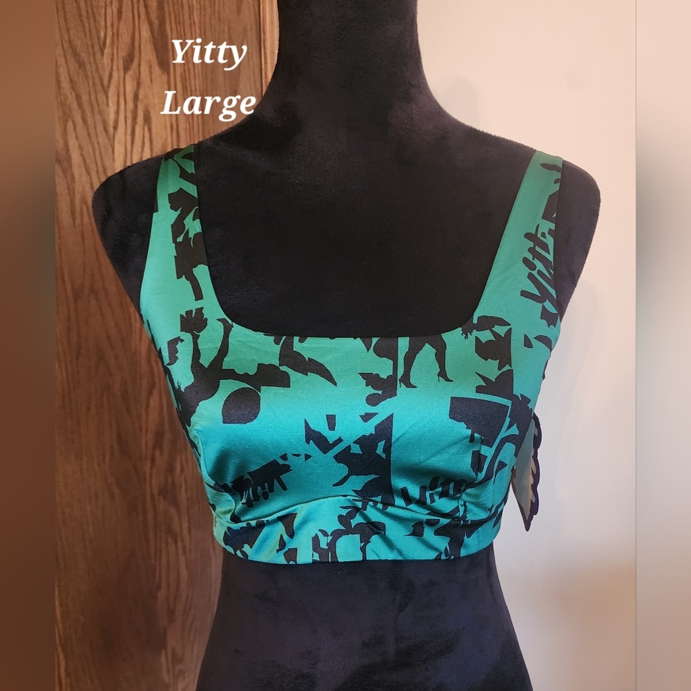 Yitty Deep Sea Headliner Shaping Midi Bralette NWT
